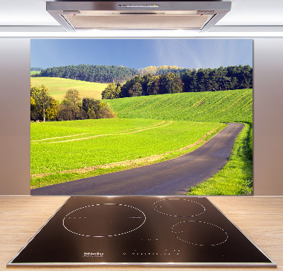Panneau pour cuisine Route de campagne