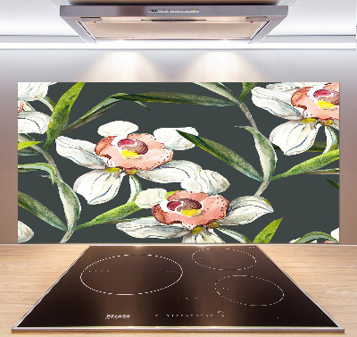 Panneaux muraux cuisine Design floral