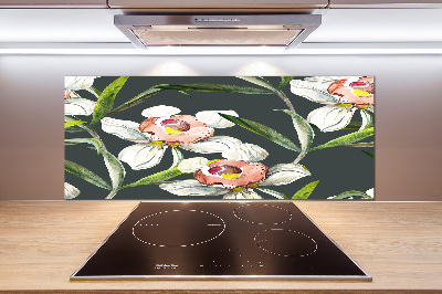 Panneaux muraux cuisine Design floral