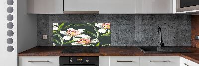 Panneaux muraux cuisine Design floral