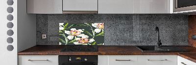 Panneaux muraux cuisine Design floral