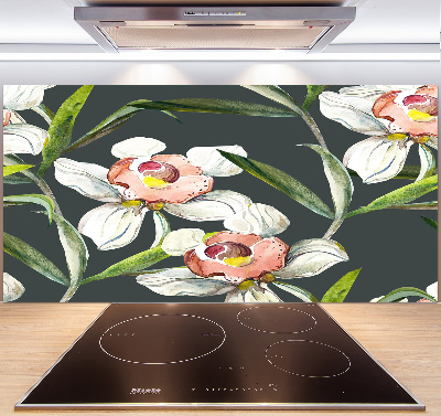 Panneaux muraux cuisine Design floral
