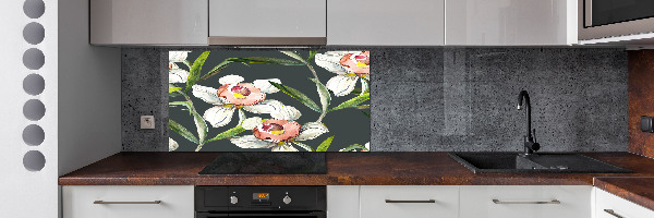 Panneaux muraux cuisine Design floral