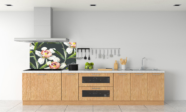 Panneaux muraux cuisine Design floral