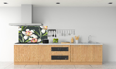 Panneaux muraux cuisine Design floral