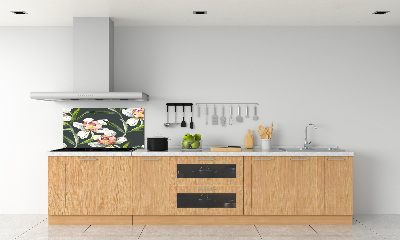 Panneaux muraux cuisine Design floral