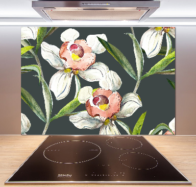 Panneaux muraux cuisine Design floral