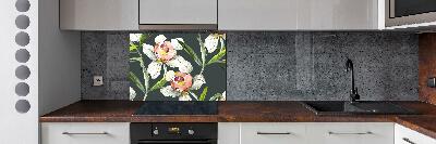 Panneaux muraux cuisine Design floral