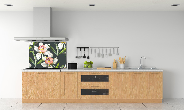 Panneaux muraux cuisine Design floral