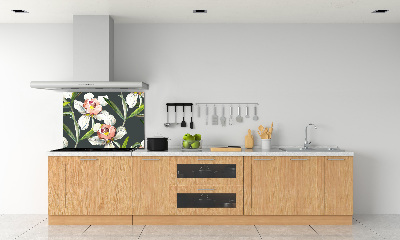 Panneaux muraux cuisine Design floral