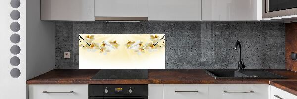 Crédence en verre Orchidée