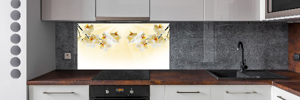 Crédence en verre Orchidée