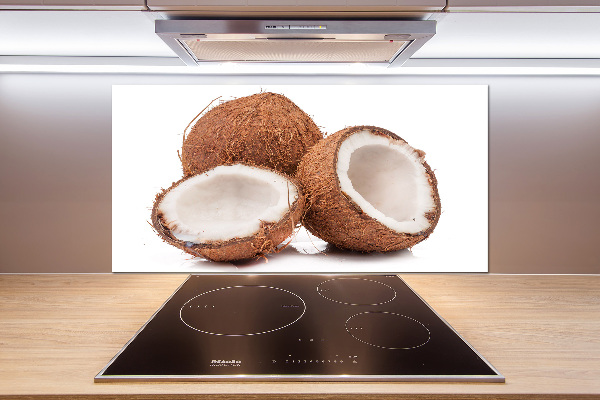 Crédence en verre cuisine Noix de coco