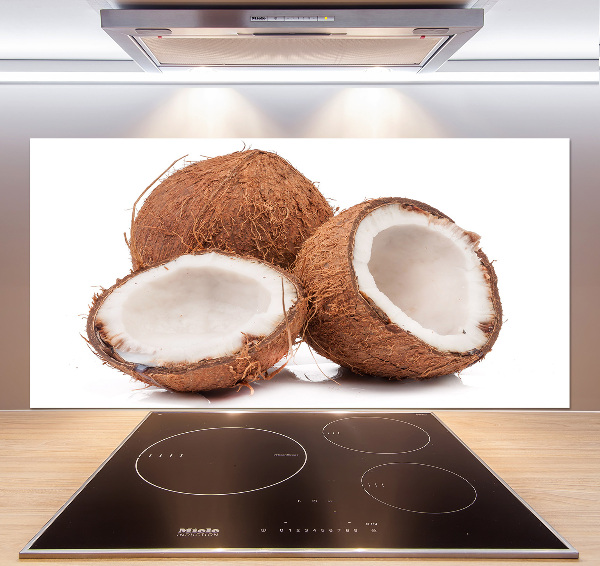Crédence en verre cuisine Noix de coco