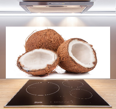 Crédence en verre cuisine Noix de coco