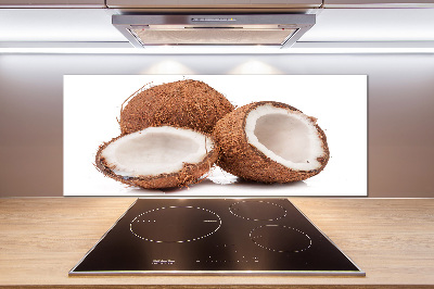 Crédence en verre cuisine Noix de coco