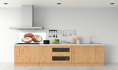 Crédence en verre cuisine Noix de coco