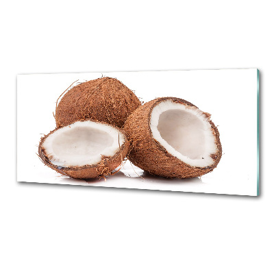 Crédence en verre cuisine Noix de coco