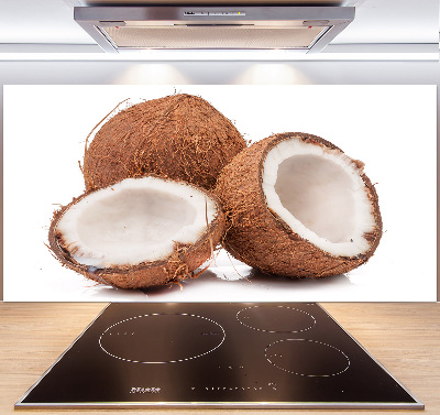 Crédence en verre cuisine Noix de coco