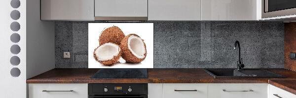 Crédence en verre cuisine Noix de coco