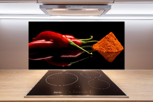 Panneau crédence cuisine Piment et cayenne