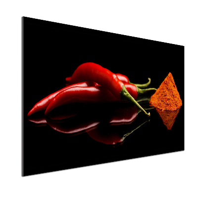 Panneau crédence cuisine Piment et cayenne