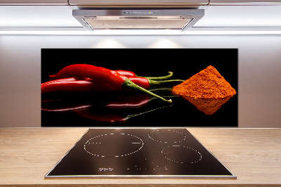 Panneau crédence cuisine Piment et cayenne