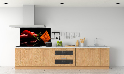 Panneau crédence cuisine Piment et cayenne