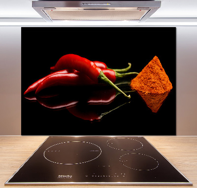 Panneau crédence cuisine Piment et cayenne