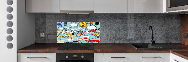 Crédence en verre Bande dessinée