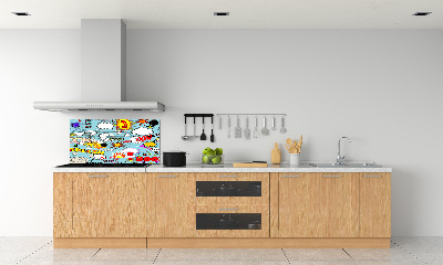 Crédence en verre Bande dessinée