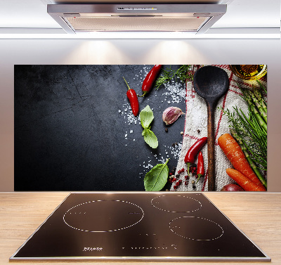 Crédence cuisine en verre Ingrédients
