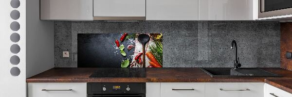 Crédence cuisine en verre Ingrédients