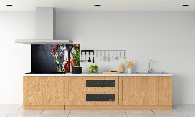 Crédence cuisine en verre Ingrédients