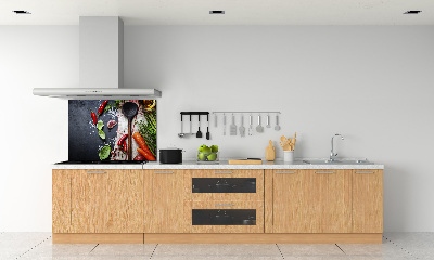 Crédence cuisine en verre Ingrédients