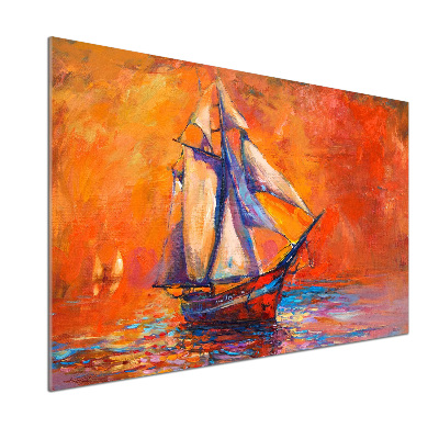 Crédence de cuisine en verre Bateau spatial