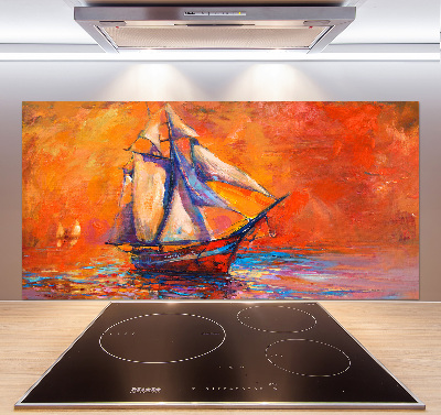 Crédence de cuisine en verre Bateau spatial