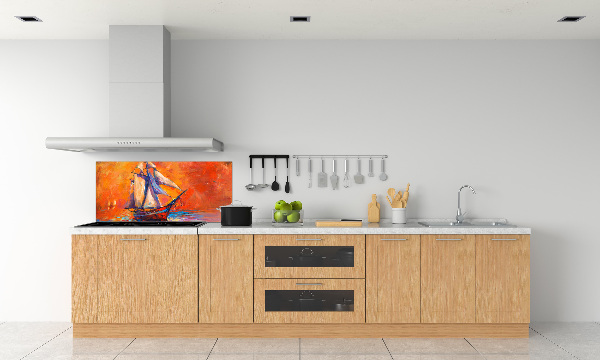 Crédence de cuisine en verre Bateau spatial
