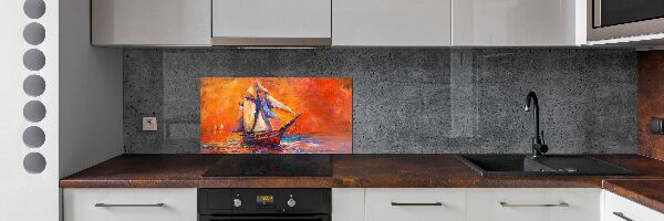 Crédence de cuisine en verre Bateau spatial
