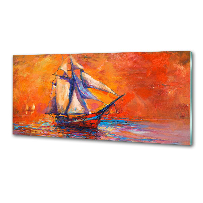 Crédence de cuisine en verre Bateau spatial