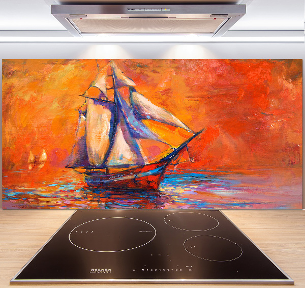 Crédence de cuisine en verre Bateau spatial