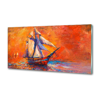 Crédence de cuisine en verre Bateau spatial