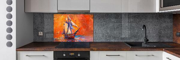 Crédence de cuisine en verre Bateau spatial