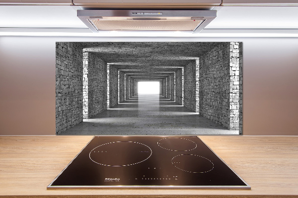 Panneau crédence cuisine Tunnel en briques