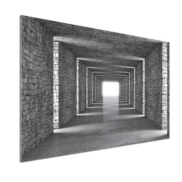 Panneau crédence cuisine Tunnel en briques