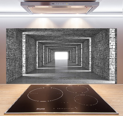 Panneau crédence cuisine Tunnel en briques