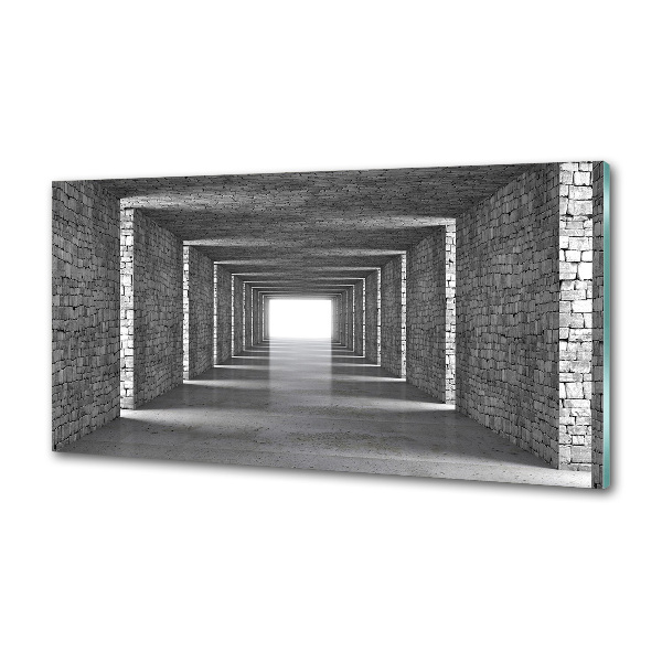 Panneau crédence cuisine Tunnel en briques