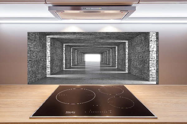 Panneau crédence cuisine Tunnel en briques