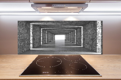 Panneau crédence cuisine Tunnel en briques