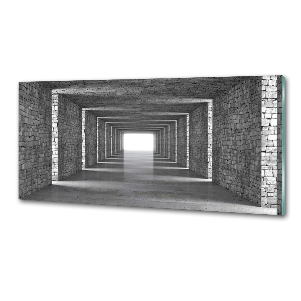 Panneau crédence cuisine Tunnel en briques
